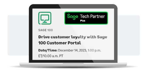 Sage ISV Webinar: Sage 100 Customer Portal image
